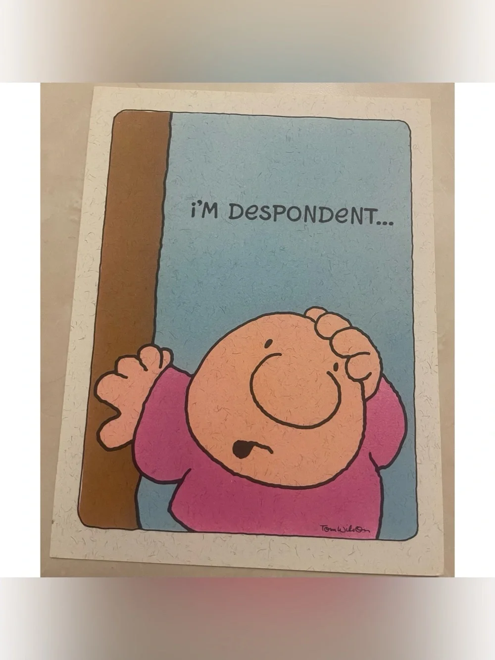 Vintage 1986 Ziggy Greeting Card